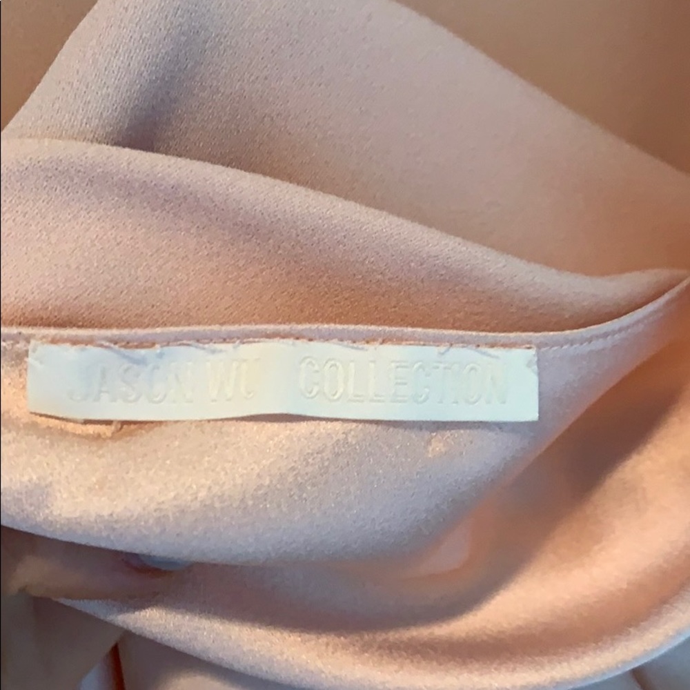 Jason Wu Blush crepe back satin long sleeve SZ M - Picture 7 of 11